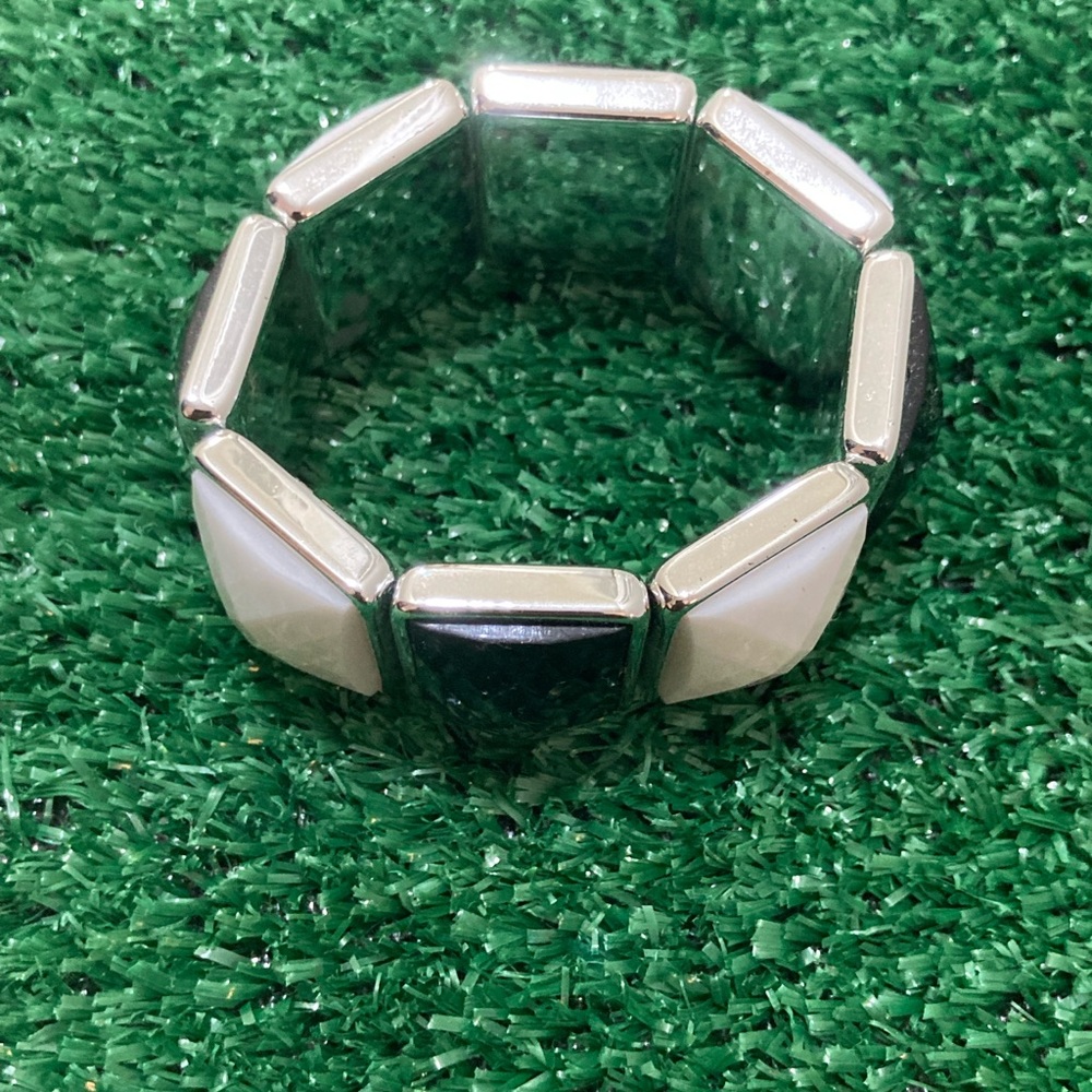 White and black bracelet